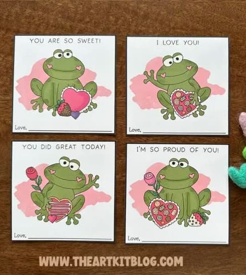 Free Printable Lunch Box Notes for Valentine's Day