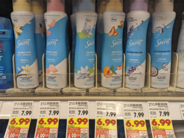Secret Dry Spray Just $4.99 At Kroger