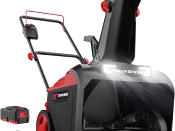 PowerSmart 40V MAX 21" Single-Stage Gas Snow Blower w/ 4.0Ah Battery & Charger for $249 + free shipping