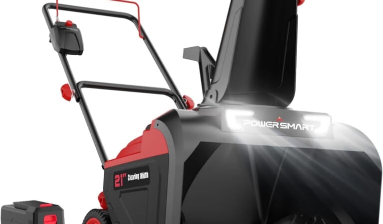 PowerSmart 40V MAX 21" Single-Stage Gas Snow Blower w/ 4.0Ah Battery & Charger for $249 + free shipping