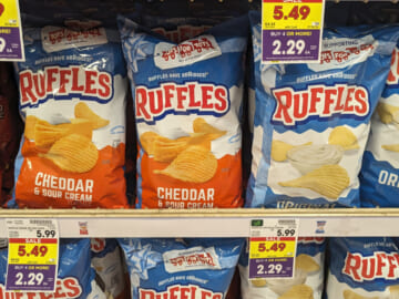 Ruffles Potato Chips Only $2.29 At Kroger (Regular Price $5.99)
