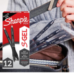 SHARPIE 12-Count Medium Point Black Ink S-Gel Pens as low as $5.36 Shipped Free (Reg. $17) – 45¢/Pen