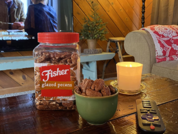 Fisher Snack Glazed Pecans, 24 Oz Canister as low as $10.76 After Coupon (Reg. $20) + Free Shipping