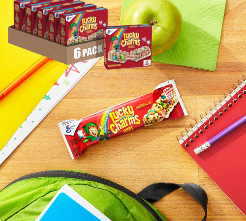 Lucky Charms 48-Count Breakfast Cereal Treat Bars as low as $22.24 Shipped Free (Reg. $26) – 46¢/Bar