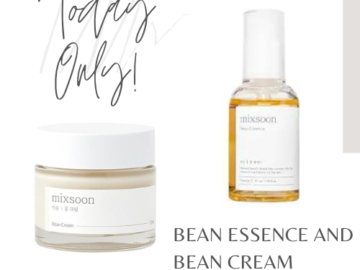 Today Only! Mixsoon Bean Essence and Bean Cream from $24.49 (Reg. $35+)