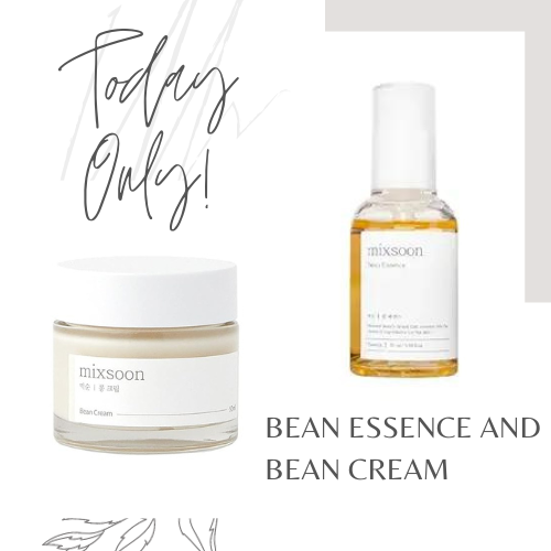 Today Only! Mixsoon Bean Essence and Bean Cream from $24.49 (Reg. $35+)