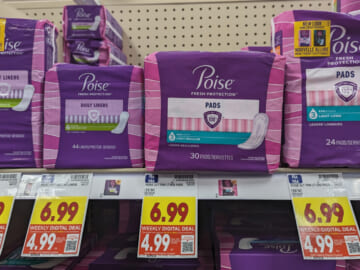 Poise Liners As Low As $4.99 At Kroger