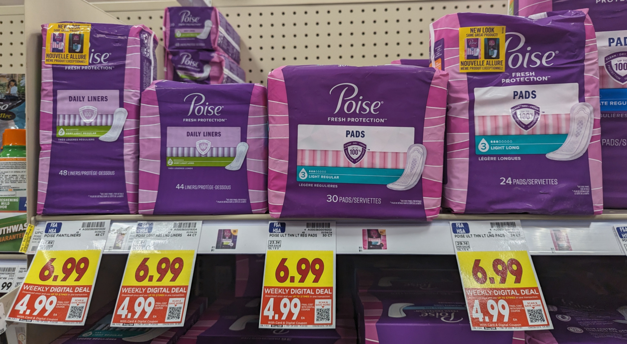 Poise Liners As Low As $4.99 At Kroger