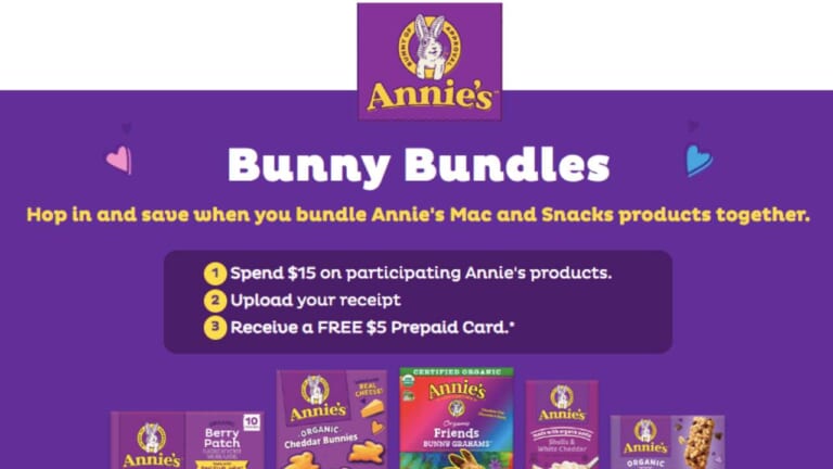 Annie’s Mac & Snacks Bunny Bundles Rebate | Spend $15, Get $5!