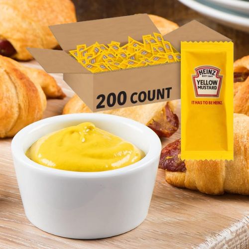 Heinz Mild Mustard Single Serve Packets, 200-Count as low as $5.38 Shipped Free (Reg. $9.39) – 3¢/Packet