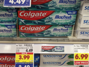 Colgate MaxFresh Toothpaste As Low As $1.49 At Kroger