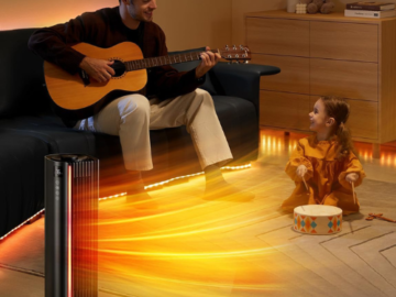 Experience efficient and intelligent heating with this Smart Oscillating Ceramic Tower Heater for just $79.99 After Code (Reg. $139.99) + Free Shipping