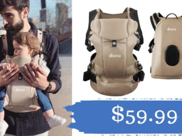 Diono 4-In-1 Baby Carrier With Backpack $59.99 (reg. $180)