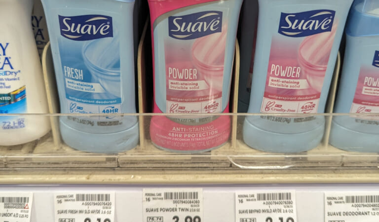 Get Suave Deodorant For Just $1.49 At Kroger