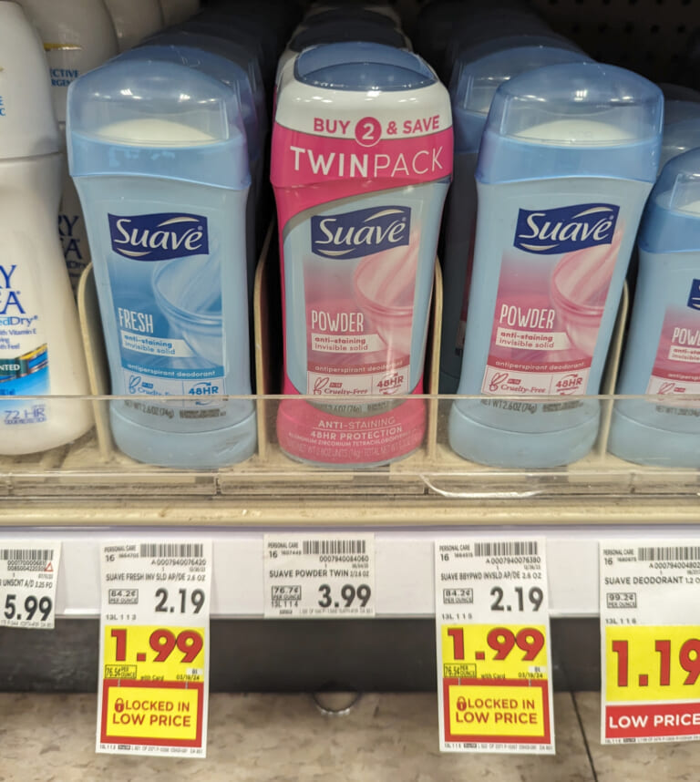 Get Suave Deodorant For Just $1.49 At Kroger
