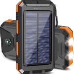 Durecopow 20,000mAh Solar Portable Power Bank for $16 + free shipping