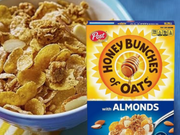 Honey Bunches of Oats with Almonds, 12 Ounce Box as low as $2.12 Shipped Free (Reg. $3)