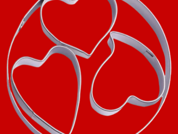 Valentine’s Day Cookie Cutters 4-Piece Set $5.99