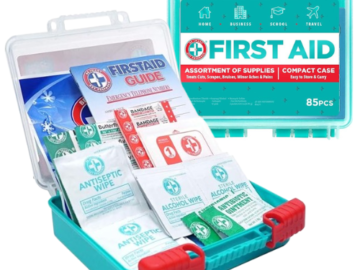 Be Smart Get Prepared 85 Piece First Aid Kit as low as $6.94 Shipped Free (Reg. $15)