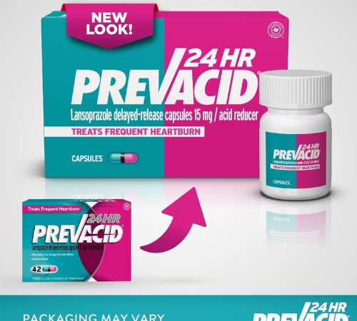 Prevacid 42-Count 24-Hour Lansoprazole Delayed-Release Heartburn Relief Capsules $8.50 (Reg. $13.38) – 20¢/Capsule