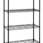 4-Shelf Height Adjustable Wire Shelving Unit for $40 + free shipping