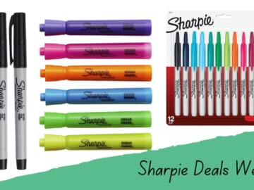 Amazon | Sharpie Deals Week =12 Markers for $8.49 (reg. $15)