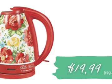 Pioneer Woman Electric Kettle $19.99 (reg. $35)