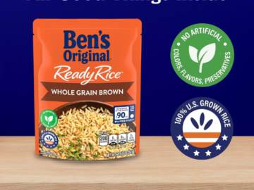 BEN’S ORIGINAL 6-Pack Ready Rice Whole Grain Brown Rice as low as $11.88 Shipped Free (Reg. $16) – $1.98/8.8 Oz Pouch