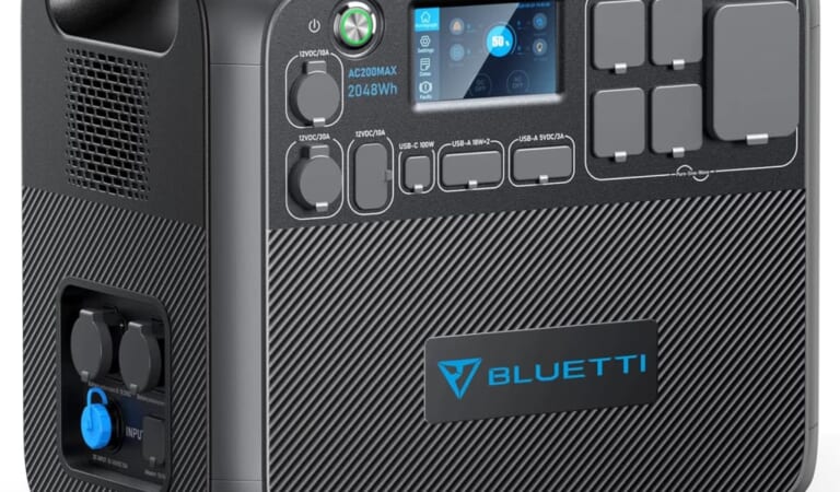 Bluetti AC200MAX 2,200W Expandable Power Station for $1,299 + free shipping