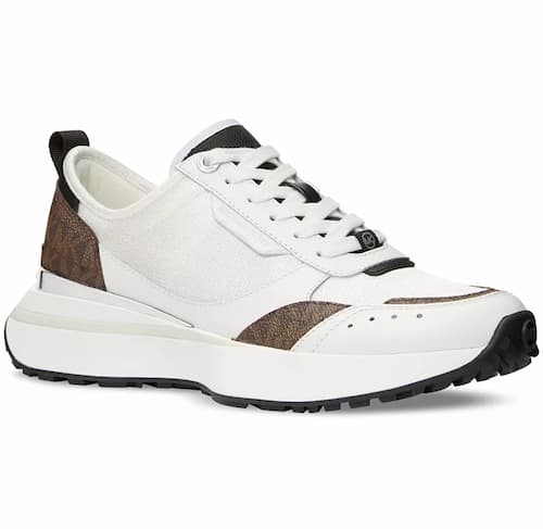 Michael Kors Women's Flynn Sporty Lace-Up Trainer Running Sneakers