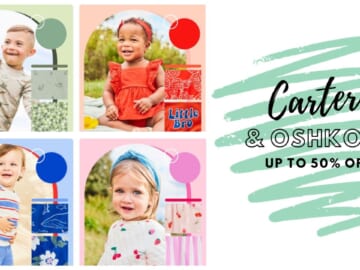 Up to 50% Off at Carter’s and OshKosh
