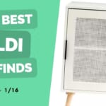 Aldi Fun Finds | Accent Table Under $50 + New Bedding