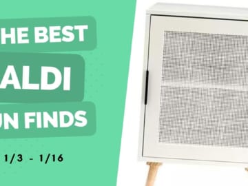 Aldi Fun Finds | Accent Table Under $50 + New Bedding