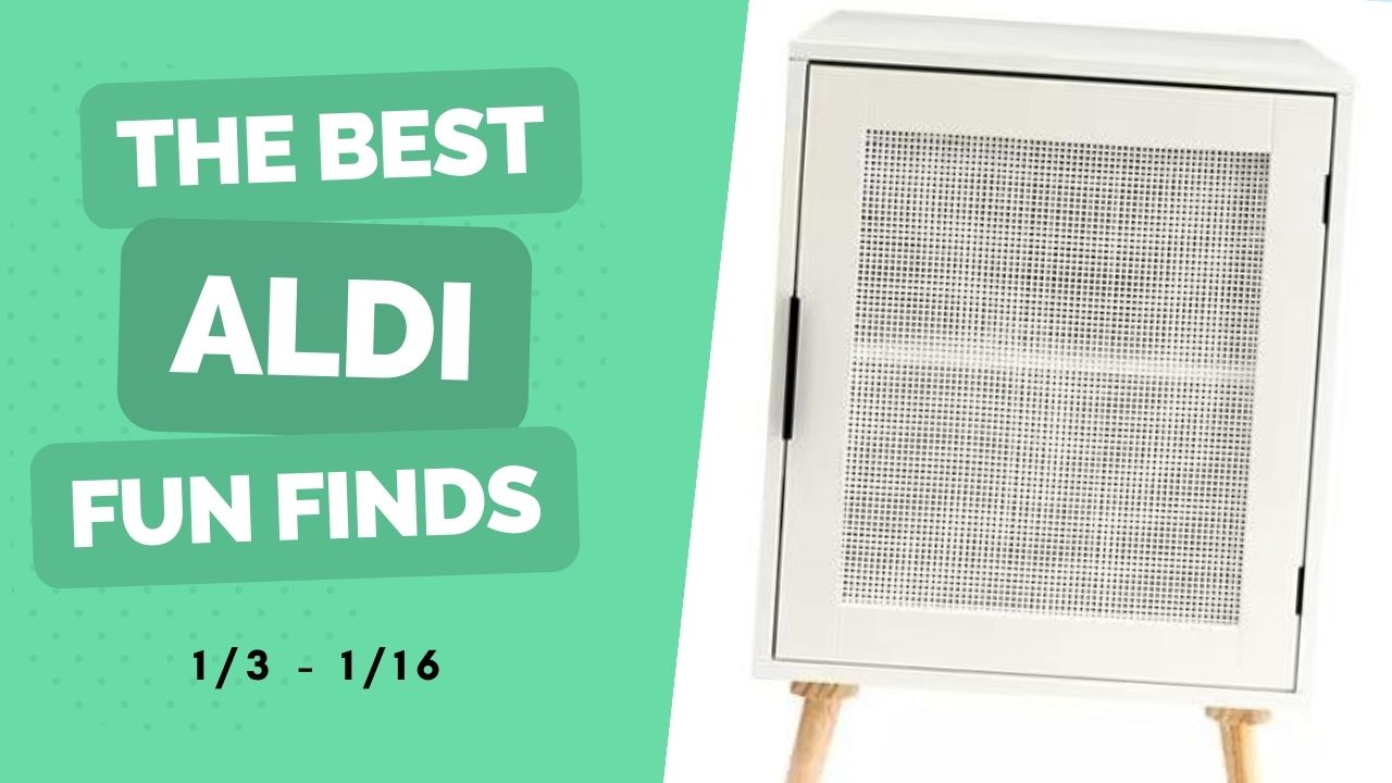 Aldi Fun Finds | Accent Table Under $50 + New Bedding