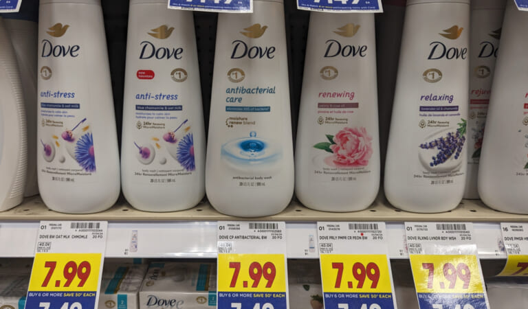 Dove Body Wash As Low As $3.99 At Kroger (Regular Price $7.99)