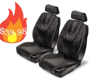 Monster Automatic Heated Seat Cushions 2-pk for $39.98!