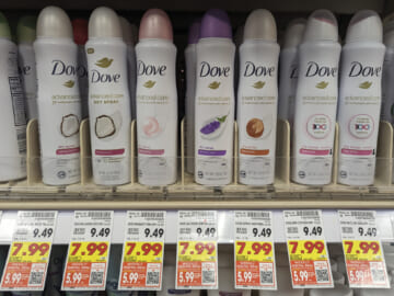 Dove Dry Spray As Low As $3.99 At Kroger (Regular Price $9.49)