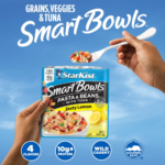 StarKist 12-Pack Smart Bowls Zesty Lemon Pasta and Beans with Tuna as low as $11.63 Shipped Free (Reg. $17.88) – 97¢/4.5 Oz Pouch