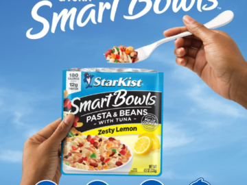 StarKist 12-Pack Smart Bowls Zesty Lemon Pasta and Beans with Tuna as low as $11.63 Shipped Free (Reg. $17.88) – 97¢/4.5 Oz Pouch