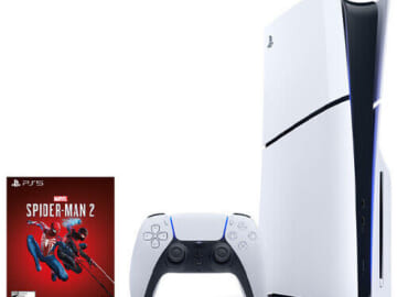 Sony PlayStation 5 Slim Console Marvels Spider-Man 2 Bundle for $490 + free shipping