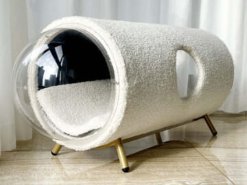 39.3" Space Capsule Cat Bed for $30 + free shipping