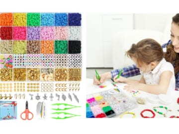 Amazon | Clay Bead Bracelet Making Kit $5.99 (reg. $10)!