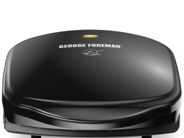 George Foreman 2-Serving Classic Plate Electric Indoor Grill & Panini Press for $17 + free shipping w/ $25