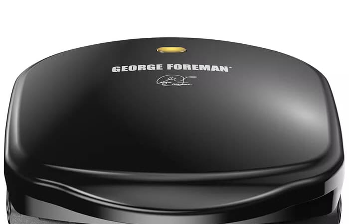 George Foreman 2-Serving Classic Plate Electric Indoor Grill & Panini Press for $17 + free shipping w/ $25