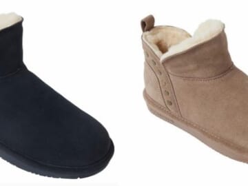 BEARPAW Annabelle Suede Boot with Water & Stain Repellent