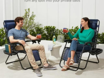 Best Choice Products Zero Gravity Chair w/ Cup Holders 2-Piece Set $89.99 Shipped Free (Reg. $110) – $45/Chair – 5 Colors