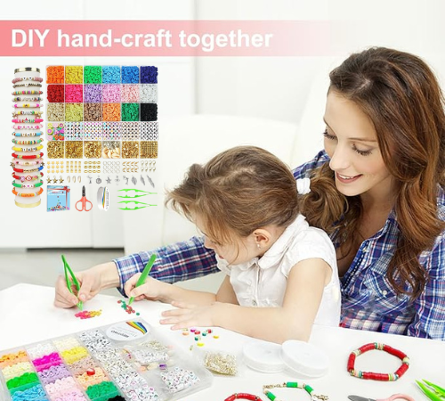 Clay Bead Bracelet Making 5100-Piece Kit $7.49 After Coupon (Reg. $20)