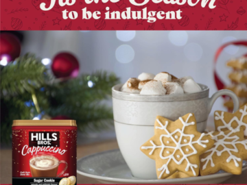 Hills Bros. Sugar Cookie Instant Cappuccino Mix, 16 Oz as low as $3.84 After Coupon (Reg. $5.49) + Free Shipping