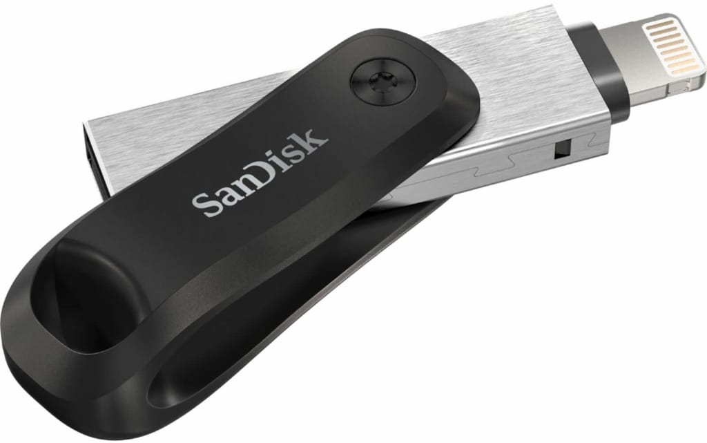 SanDisk 256GB iXpand USB 3.0 Type-A to Apple Lightning Flash Drive for $54 + free shipping