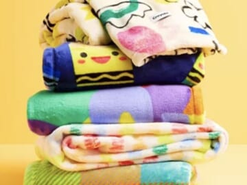 Crayola® X Kohl's Crayola Plush Throw Blanket
